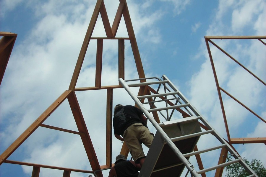 Zome 8 et zome 6 en Corrèze été 2011